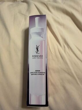 Yves Saint Laurent Forever Light Creator White and Purple Glow Serum Packaging